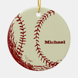 Gepersonaliseerd honkbal Ornament
