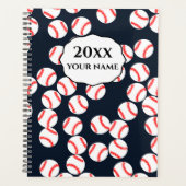 Gepersonaliseerd honkbal planner Notitieboek (Voorkant)