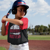 Gepersonaliseerd honkbal voor jongens met kinderna t-shirt