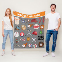 Gepersonaliseerd honkbalspeler naam nummer Grijs