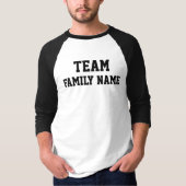 Gepersonaliseerd honkbalteam, mannen t-shirt (Voorkant)