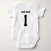 Gepersonaliseerd honkbalteam, vrouwenteam t-shirt (Achterkant)