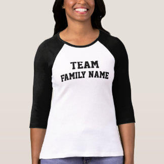 Gepersonaliseerd honkbalteam, vrouwenteam t-shirt