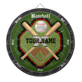 Gepersonaliseerd honkbalveld dartbord (Voorkant)