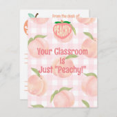 Gepersonaliseerd hoofdbezoek positieve feedback kl bedankkaart (Voorkant / Achterkant)