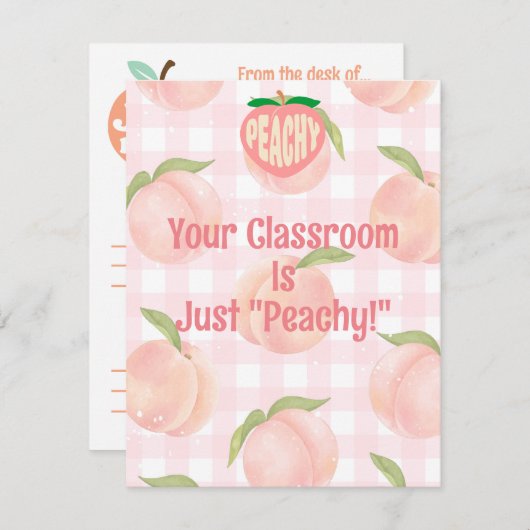 Gepersonaliseerd hoofdbezoek positieve feedback kl bedankkaart (Voorkant / Achterkant)