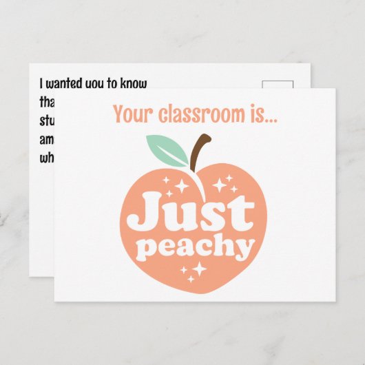 Gepersonaliseerd hoofdbezoek positieve feedback kl briefkaart (Voorkant / Achterkant)