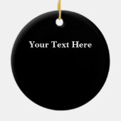 Gepersonaliseerd  hoorn muziekinstrument keramisch ornament (Achterkant)