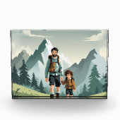 Gepersonaliseerd horizontaal fotoblok – Afbeelding (Voorkant)