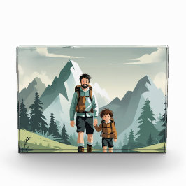 Gepersonaliseerd horizontaal fotoblok – Afbeelding