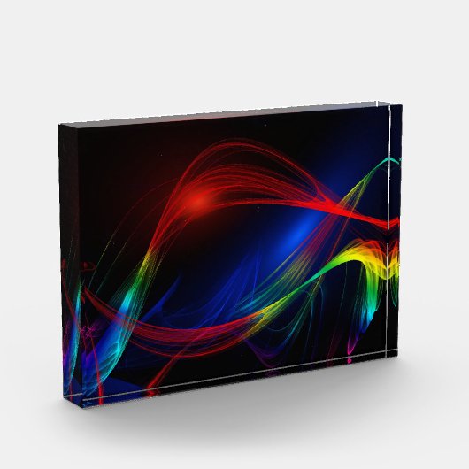 Gepersonaliseerd horizontaal fotoblok – Afbeelding (Links)