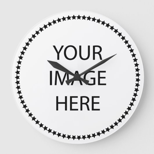 gepersonaliseerd horloge grote klok (Voorkant)