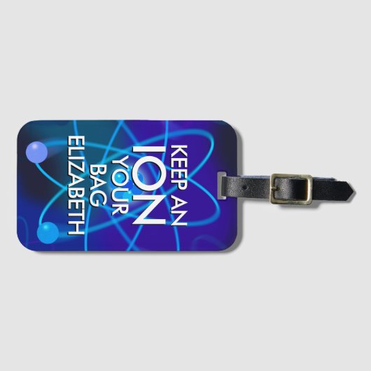 GEpersonaliseerd HOUD EEN ION UW BAG Bagagelabel (Voorkant (horizontaal))