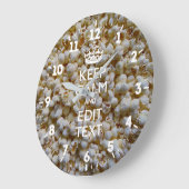 Gepersonaliseerd houd Kalm hebben Jouw tekst op Grote Klok (Hoek)