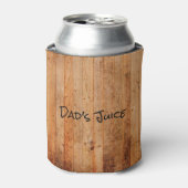 Gepersonaliseerd hout Rustic Country Brown Black P Blikjeskoeler (Blikje Voorkant)