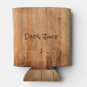 Gepersonaliseerd hout Rustic Country Brown Black P Blikjeskoeler (Achterkant)