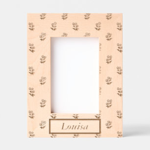 Gepersonaliseerd houten Lijst voor haar Gegraveerde Lijstjes