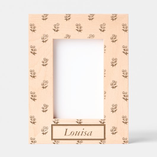 Gepersonaliseerd houten Lijst voor haar Gegraveerde Lijstjes (Voorkant)