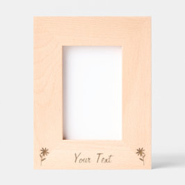 Gepersonaliseerd houten Lijst voor haar Gegraveerde Lijstjes