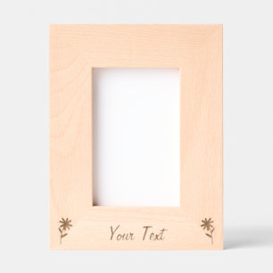 Gepersonaliseerd houten Lijst voor haar Gegraveerde Lijstjes