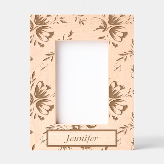 Gepersonaliseerd houten Lijst voor haar Gegraveerde Lijstjes (Voorkant)