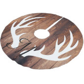 Gepersonaliseerd — Houten planken voor de bosbouw  Kerstboom Rok (Gekanteld)