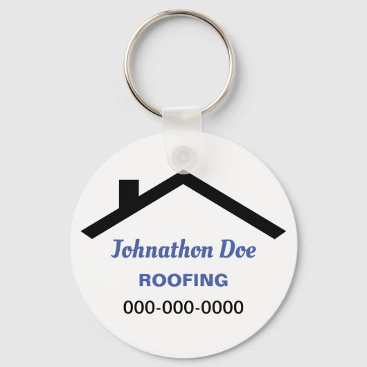 Gepersonaliseerd huis sleutelhanger (Voorkant)