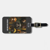 "Gepersonaliseerd huisdier eigenaar Bagagelabel -  (Voorkant horizontaal)