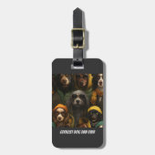 "Gepersonaliseerd huisdier eigenaar Bagagelabel -  (Voorkant verticaal)