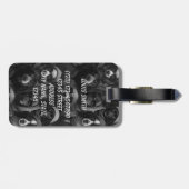 "Gepersonaliseerd huisdier eigenaar Bagagelabel -  (Achterkant horizontaal)