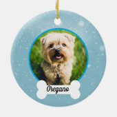 Gepersonaliseerd Huisdier Ornament voor Honden (Achterkant)