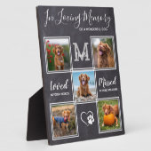 Gepersonaliseerd huisdier verlies 5 foto hond gede fotoplaat (Zijkant)