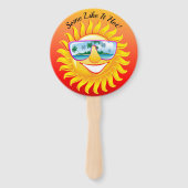 Gepersonaliseerd Humor Fan Handwaaier (Voorkant)