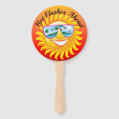 Gepersonaliseerd Humor Pop Kunst Verjaardagsfan Handwaaier (Voorkant)