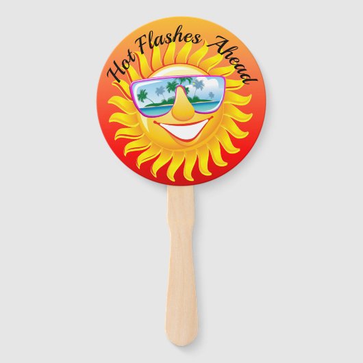 Gepersonaliseerd Humor Pop Kunst Verjaardagsfan Handwaaier (Voorkant)