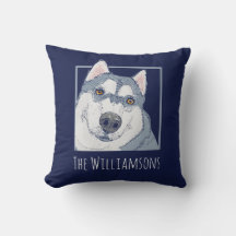 Gepersonaliseerd Husky Blue