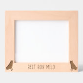 Gepersonaliseerd husky silhouet gegraveerd (Voorkant)