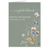 Gepersonaliseerd huwelijk Gefeliciteerd Wilde Vloe (Voorkant)