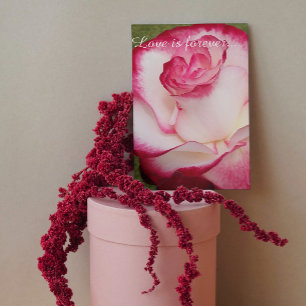 Gepersonaliseerd huwelijksvoorstel voor roze en wi kaart