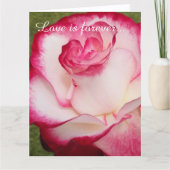 Gepersonaliseerd huwelijksvoorstel voor roze en wi kaart (Voorkant)