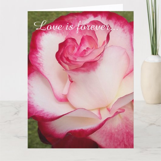 Gepersonaliseerd huwelijksvoorstel voor roze en wi kaart (Voorkant)