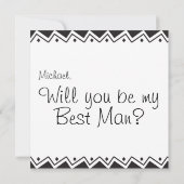 GEPERSONALISEERD I Moet je een vraag stellen! Trou Kaart (Achterkant)