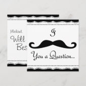 GEPERSONALISEERD I Moet je een vraag stellen! Trou Kaart (Voorkant / Achterkant)