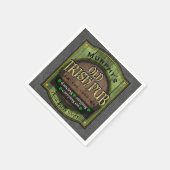 Gepersonaliseerd, Ierse pub teken Servet (Hoek)