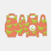 Gepersonaliseerd Iguana Lizard Pattern Bedankdoosjes (Uitgevouwen)