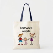 Gepersonaliseerd ijkfiguur Kinder Canvas tas (Voorkant)