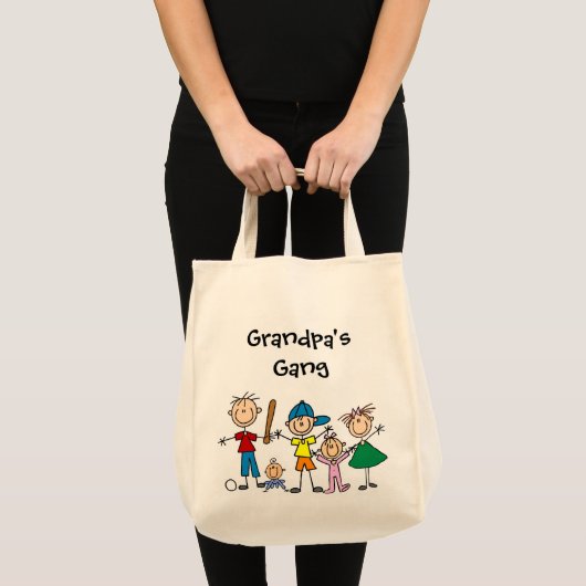 Gepersonaliseerd ijkfiguur Kinder Canvas tas (Voorkant (product))