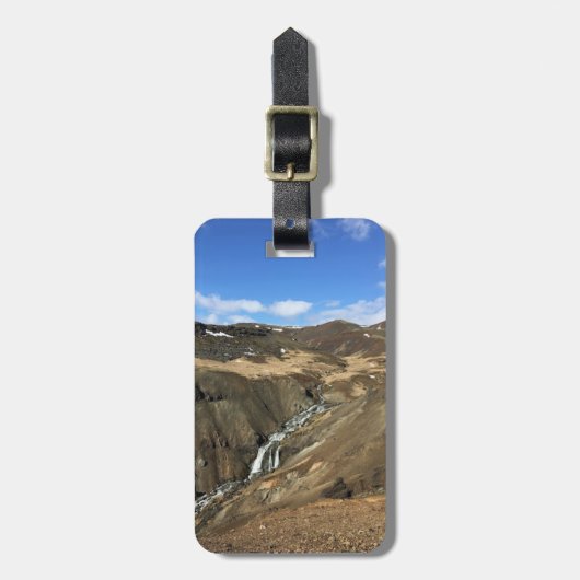 Gepersonaliseerd IJsland - bagagelabel (Voorkant verticaal)