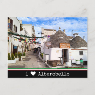 Gepersonaliseerd, ik ben Alberobello, Apulia Briefkaart