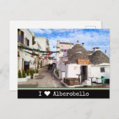 Gepersonaliseerd, ik ben Alberobello, Apulia Briefkaart (Voorkant / Achterkant)